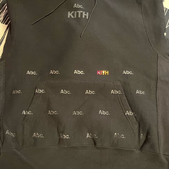 Kith x Advisory Board Crystals Holograph hoodie size M - Picture 2 of 6
